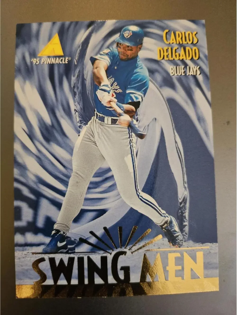 1995 Pinnacle Swing Men Baseball #277 Carlos Delgado  Toronto Blue Jays